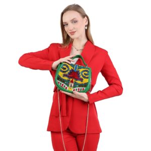 Diana Green Floral Women Crossbody Bag