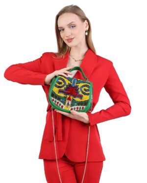 Diana Green Floral Women Crossbody Bag