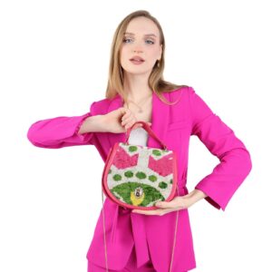 Kaylee Pink Patterned Women Crossbody Bag