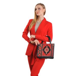 Bella Ornate Carpet Pattern Women Small Tote Bag