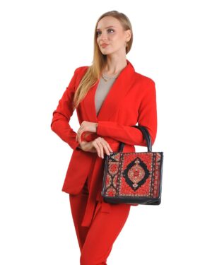 Bella Ornate Carpet Pattern Women Small Tote Bag