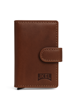 S-6 Brown Pop up RFID protected wallet