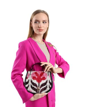 Adrianna White Floral Pattern Women Crossbody Bag