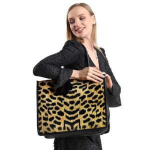 Brooke Leopard Print Women Large Tote Bag