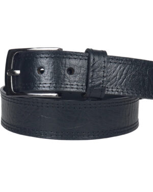 63205 Black 35mm Leather Belt