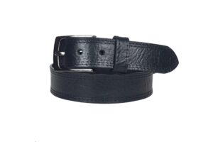 63205 Black 35mm Leather Belt