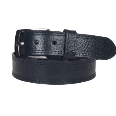 63205 Black 35mm Leather Belt