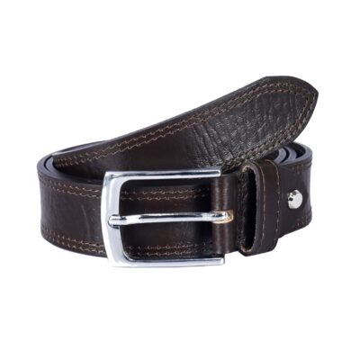 63205 Brown 35mm Leather Belt