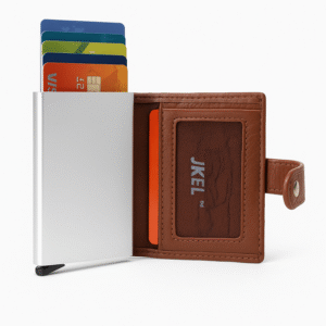 S-5 Rfid Brown Pop Up Wallet