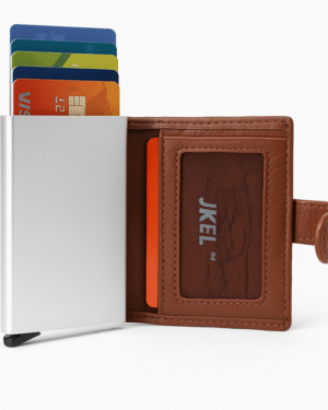 S-5 Rfid Brown Pop Up Wallet